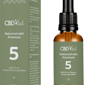 CBD Naturextrakt Premium Öl 5% 30ml